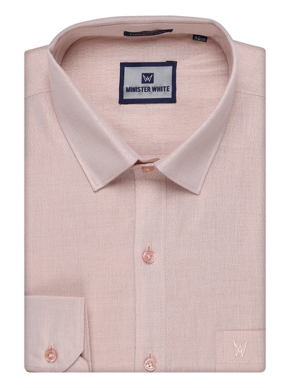 Mens Copper Color Tissue Shirt by Minister White