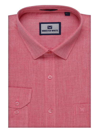Men's Cotton Pink Shirt Wedding Kandala