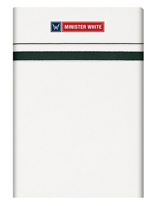 Mens Cotton White Single Layered with Big Border Dhoti - Fantasy by Minister White