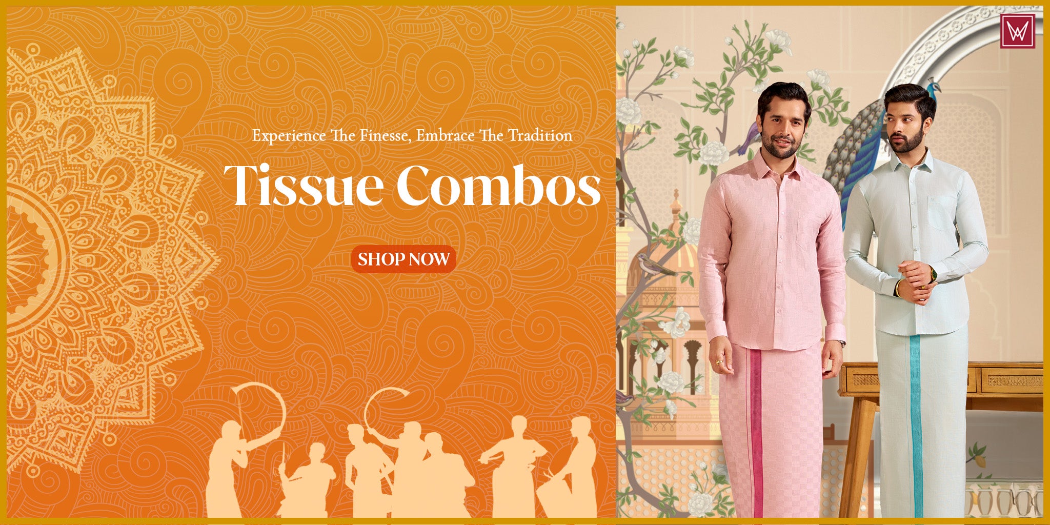 Minister White premium tissue combo collections for men